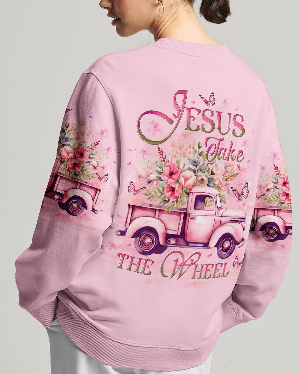 Jesus Take The Wheel Women's All Over Print Shirt - Yhlt1212233