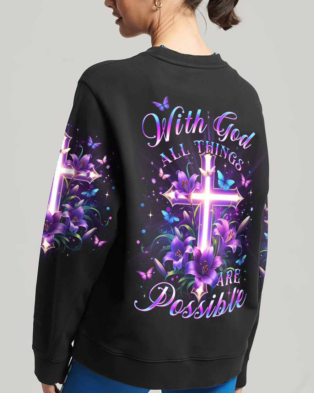 With God All Things Are Possible Women's All Over Print Shirt - Yhlt2901244