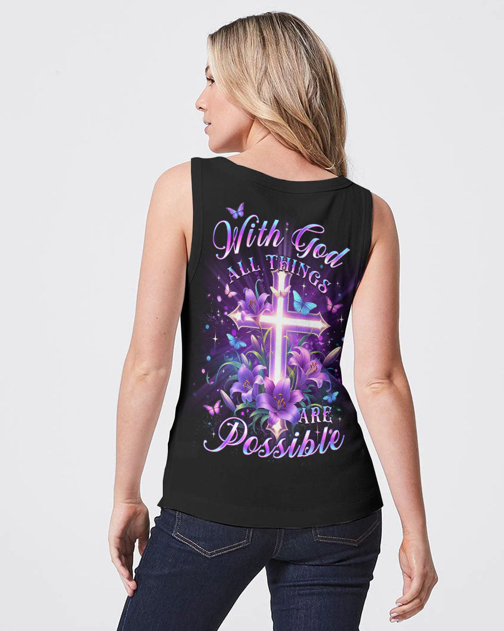 With God All Things Are Possible Women's All Over Print Shirt - Yhlt2901244