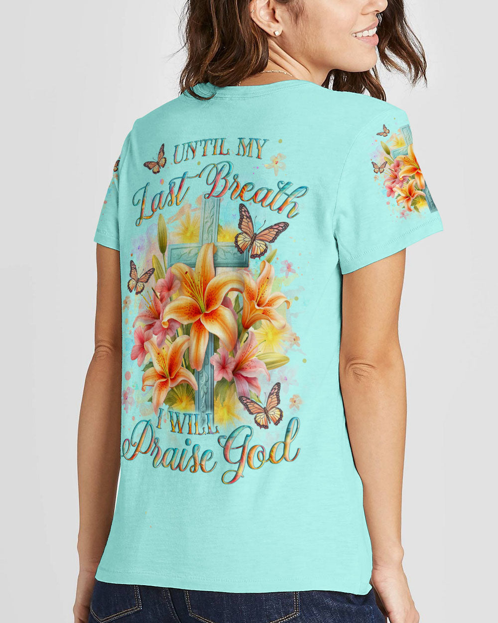 Until My Last Breath I Will Praise God Women's All Over Print Shirt - Yhlt2912231