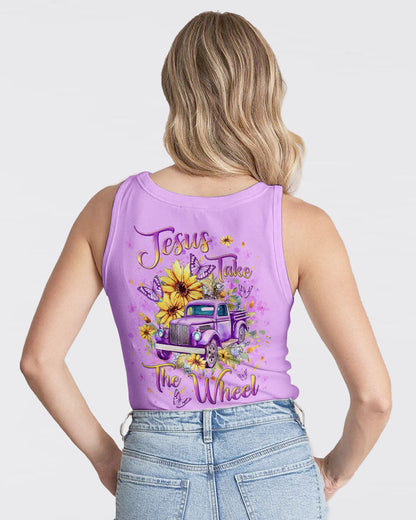 Jesus Take The Wheel Sunflowers Women's All Over Print Shirt - Yhlt3011232