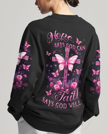 Hope Says God Can Women's All Over Print Shirt - Yhlt811234