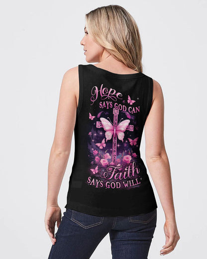 Hope Says God Can Women's All Over Print Shirt - Yhlt811234