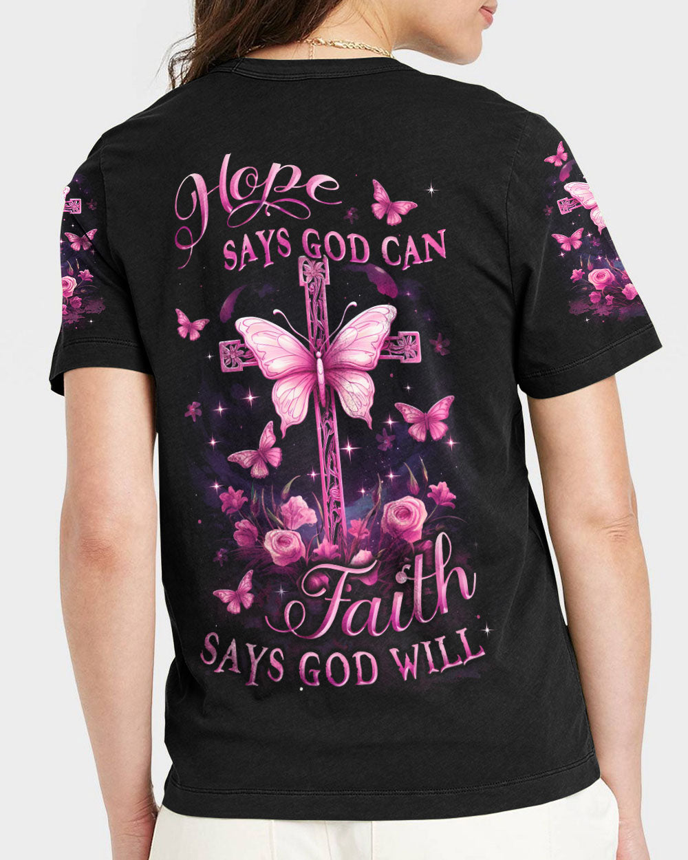 Hope Says God Can Women's All Over Print Shirt - Yhlt811234