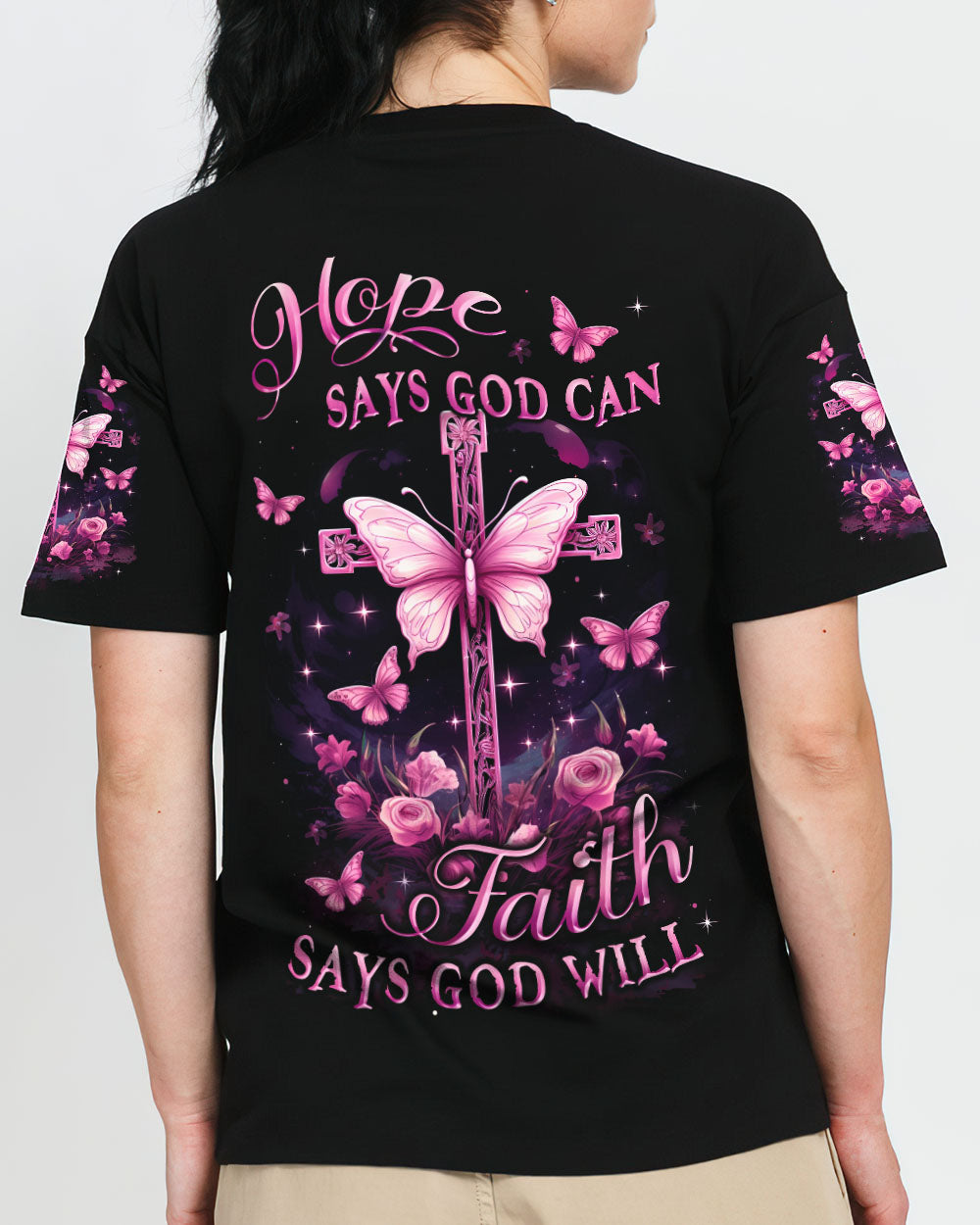 Hope Says God Can Women's All Over Print Shirt - Yhlt811234