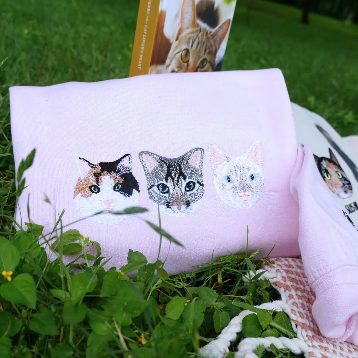 Custom Embroidered Dog Mom Zip Up Hoodie / Quarter-Zip Sweatshirt