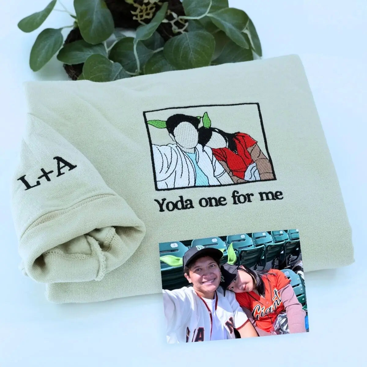 Custom Couple Photo Hoodie for Son - Personalized Anniversary Gift from Mom and Dad