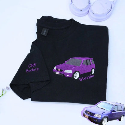 Custom Embroidered Car T-Shirt, Personalized Gifts for Car Guys