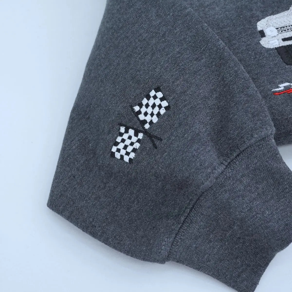 Custom Embroidered Race Car from Photo Sweatshirt or Hoodie, Car Racing Gifts for Him