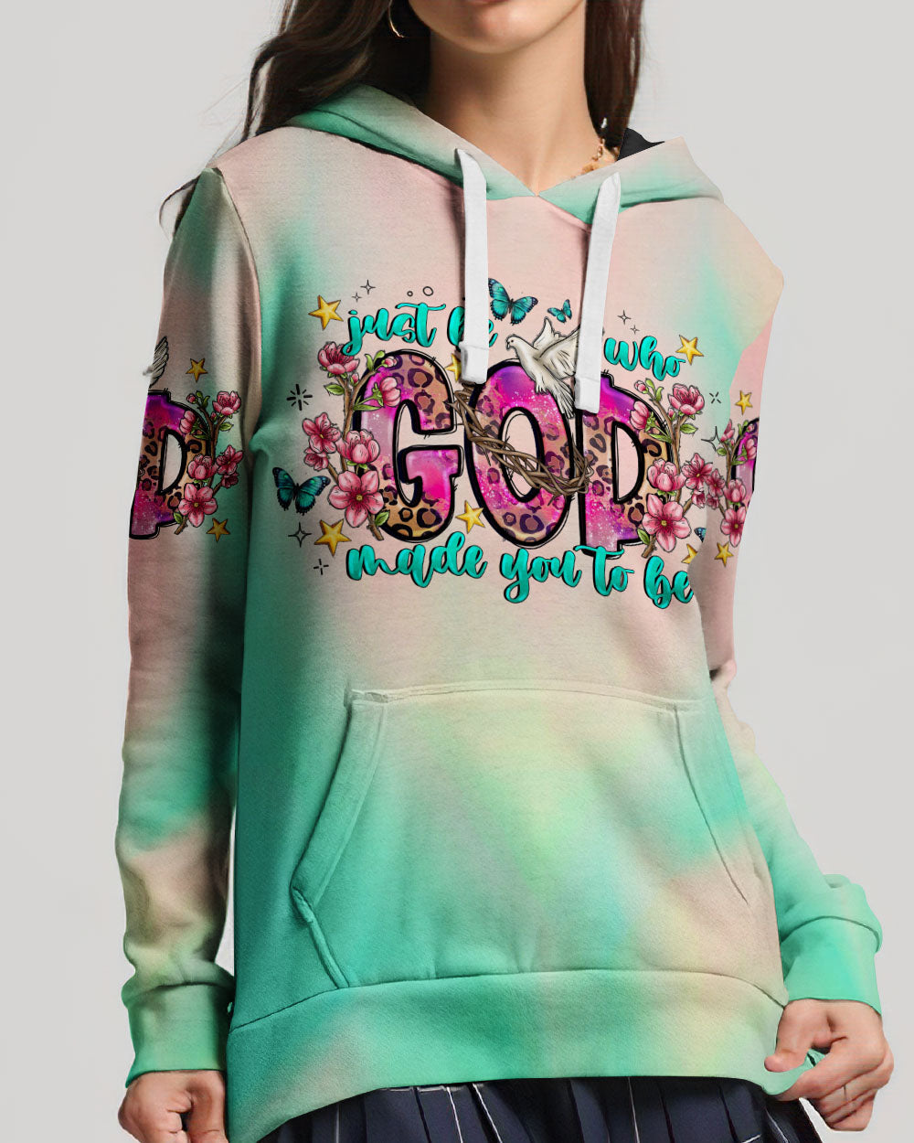 Just Be Who God Made You To Be Women's All Over Print Shirt - Tlno1207234