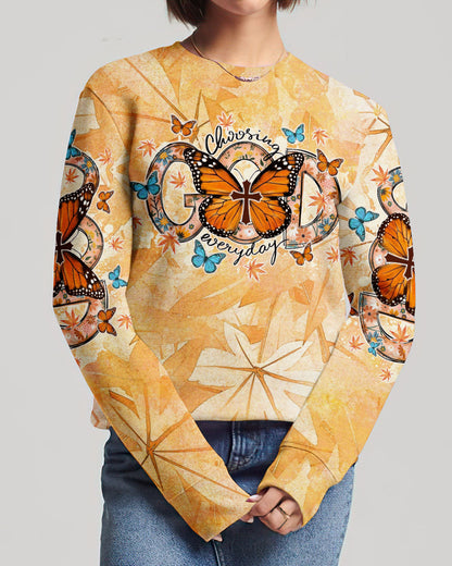 Choosing God Everyday Butterfly Women's All Over Print Shirt - Tlno1307234