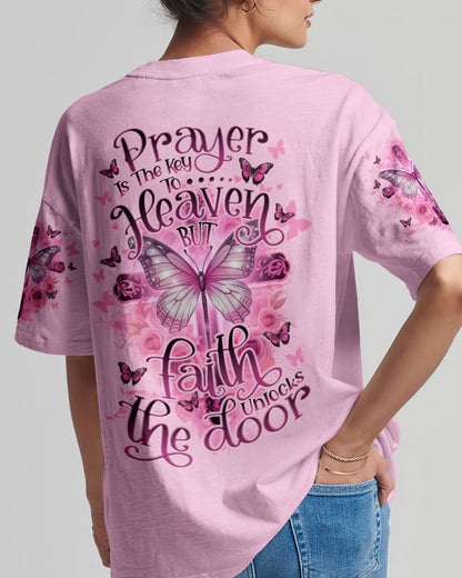 Faith Unlocks The Door Women's All Over Print Shirt - Tlno1407238