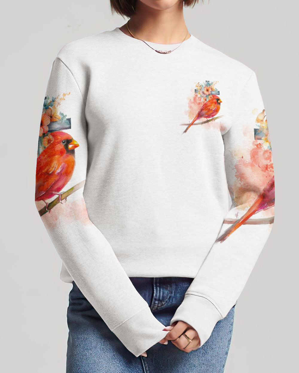 When Cardinals Appear Angels Are Near Women's All Over Print Shirt - Tlno1707237