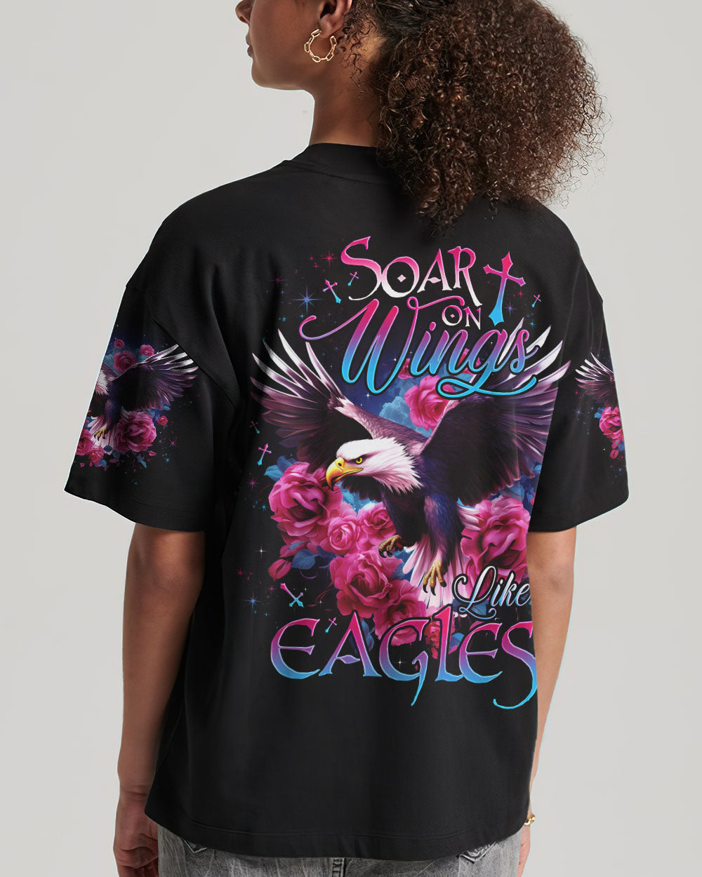 Soar On Wings Like Eagles Women's All Over Print Shirt - Tlno2707234