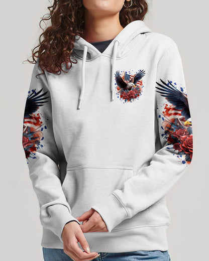 Free In Christ Eagle Women's All Over Print Shirt - Tlnt1807232