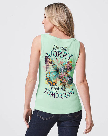 Do Not Worry About Tomorrow Butterfly Women's All Over Print Shirt - Tlnz1407236