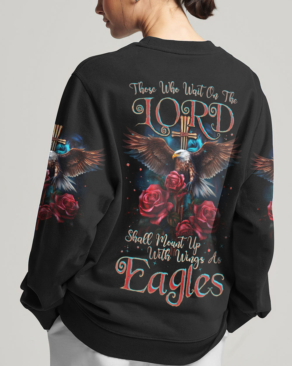 Those Who Wait On The Lord Eagle Women's All Over Print Shirt - Tlnz2007233