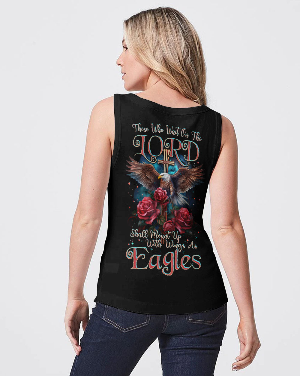 Those Who Wait On The Lord Eagle Women's All Over Print Shirt - Tlnz2007233