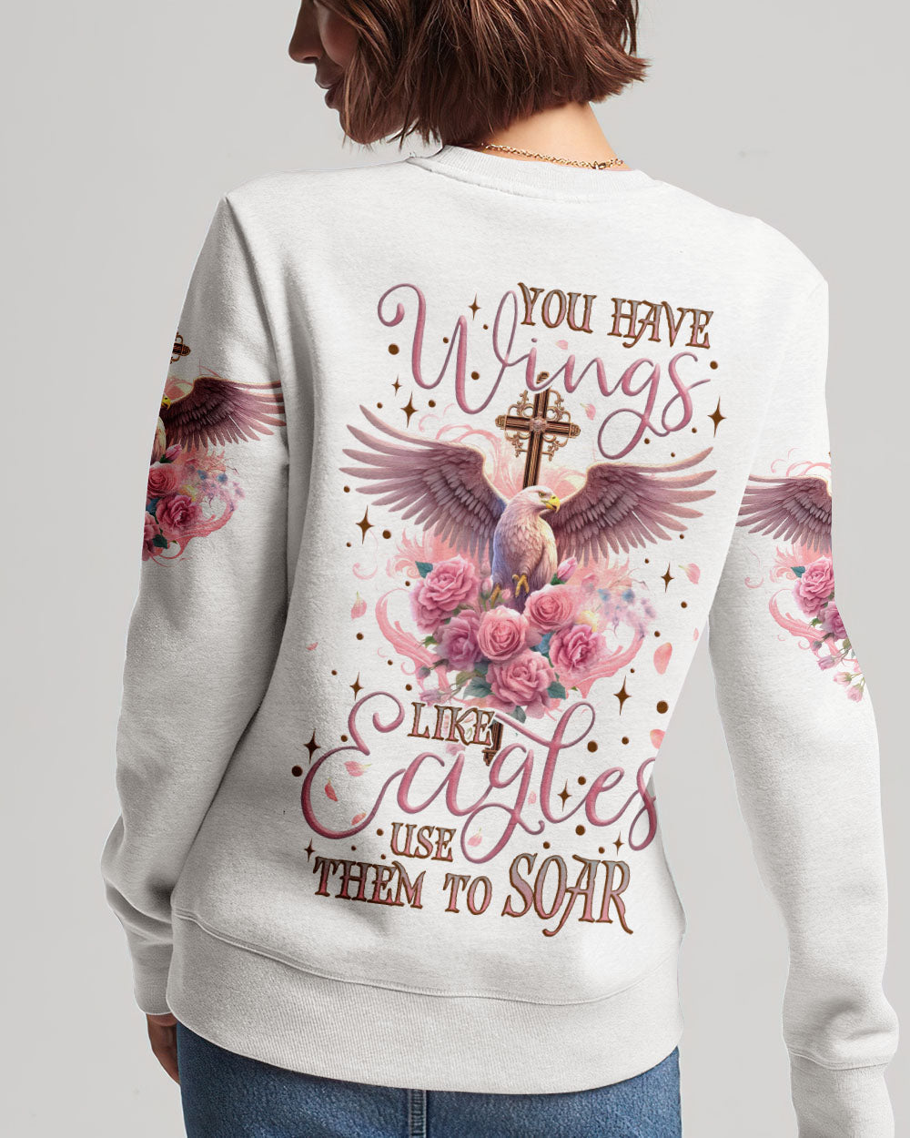 You Have Wings Like Eagles Women's All Over Print Shirt - Tlnz2707232