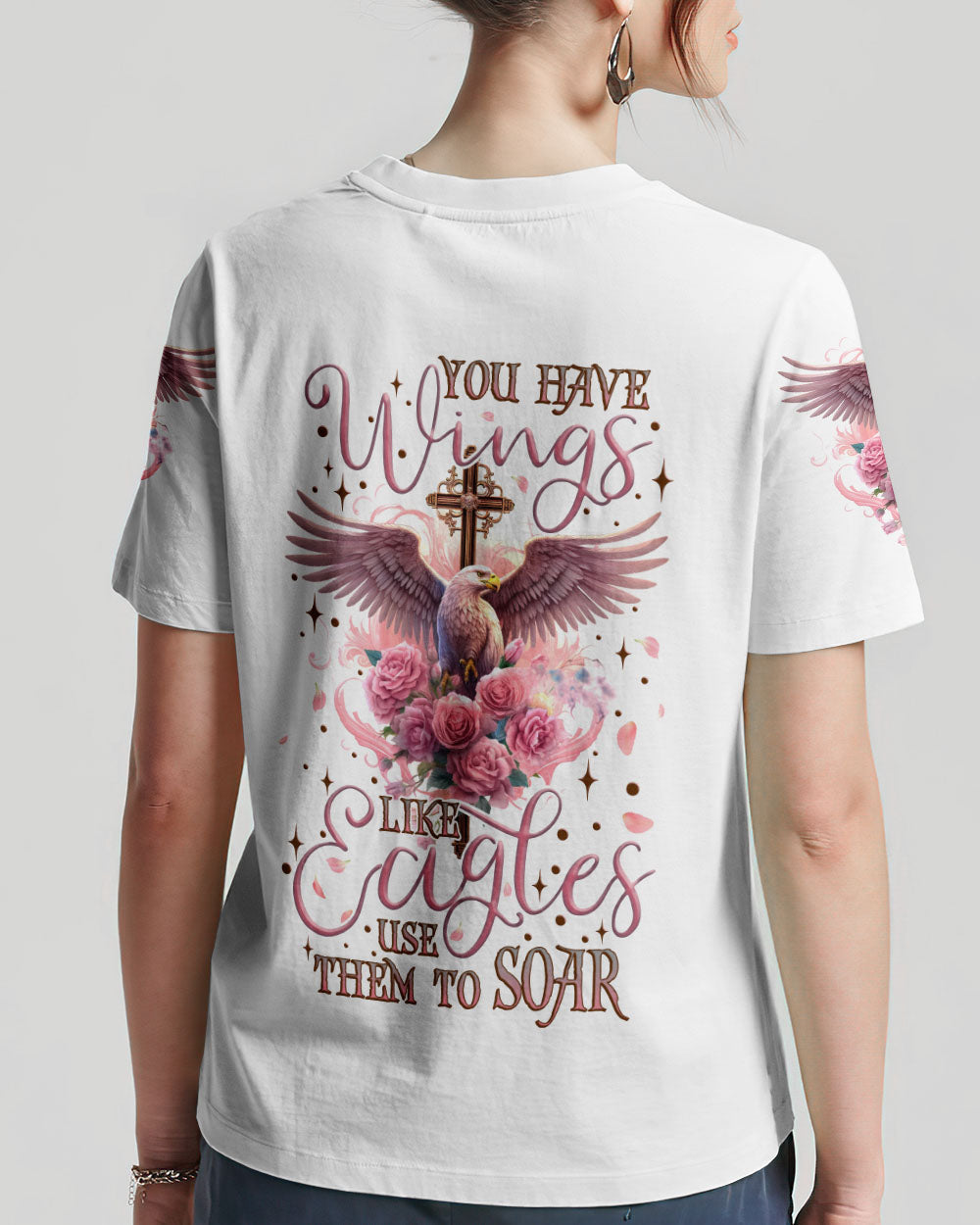 You Have Wings Like Eagles Women's All Over Print Shirt - Tlnz2707232