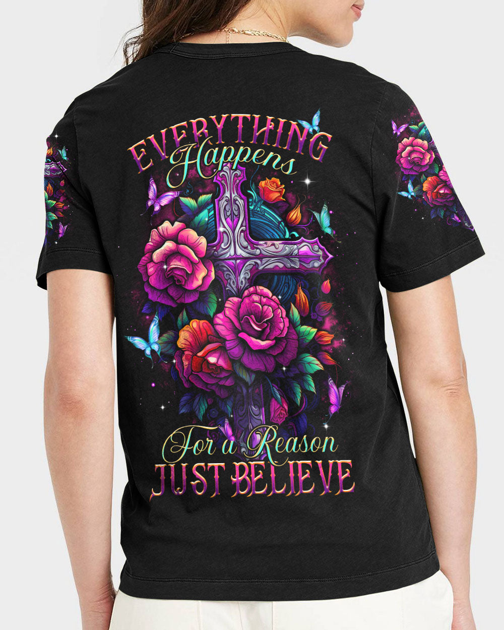 Just Believe Women's All Over Print Shirt - Tltr1407231