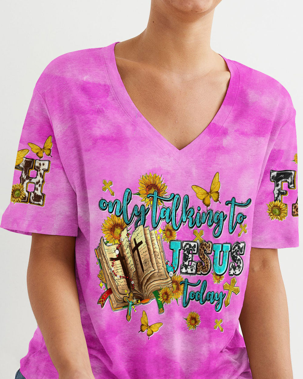 Only Talking To Jesus Today Women's All Over Print Shirt - Tltw1007234