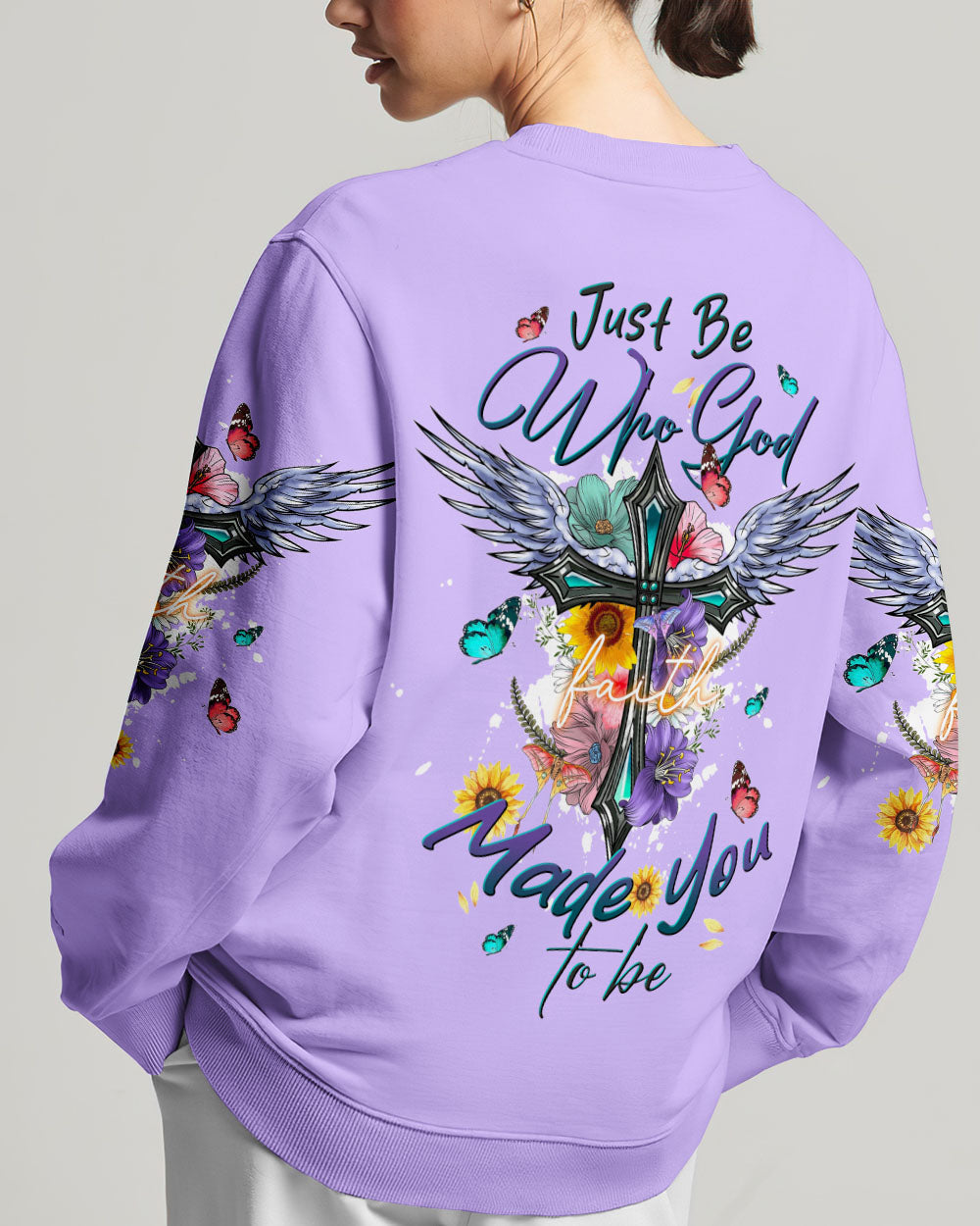 Just Be Who God Made You To Be Women's All Over Print Shirt - Tltw1407234