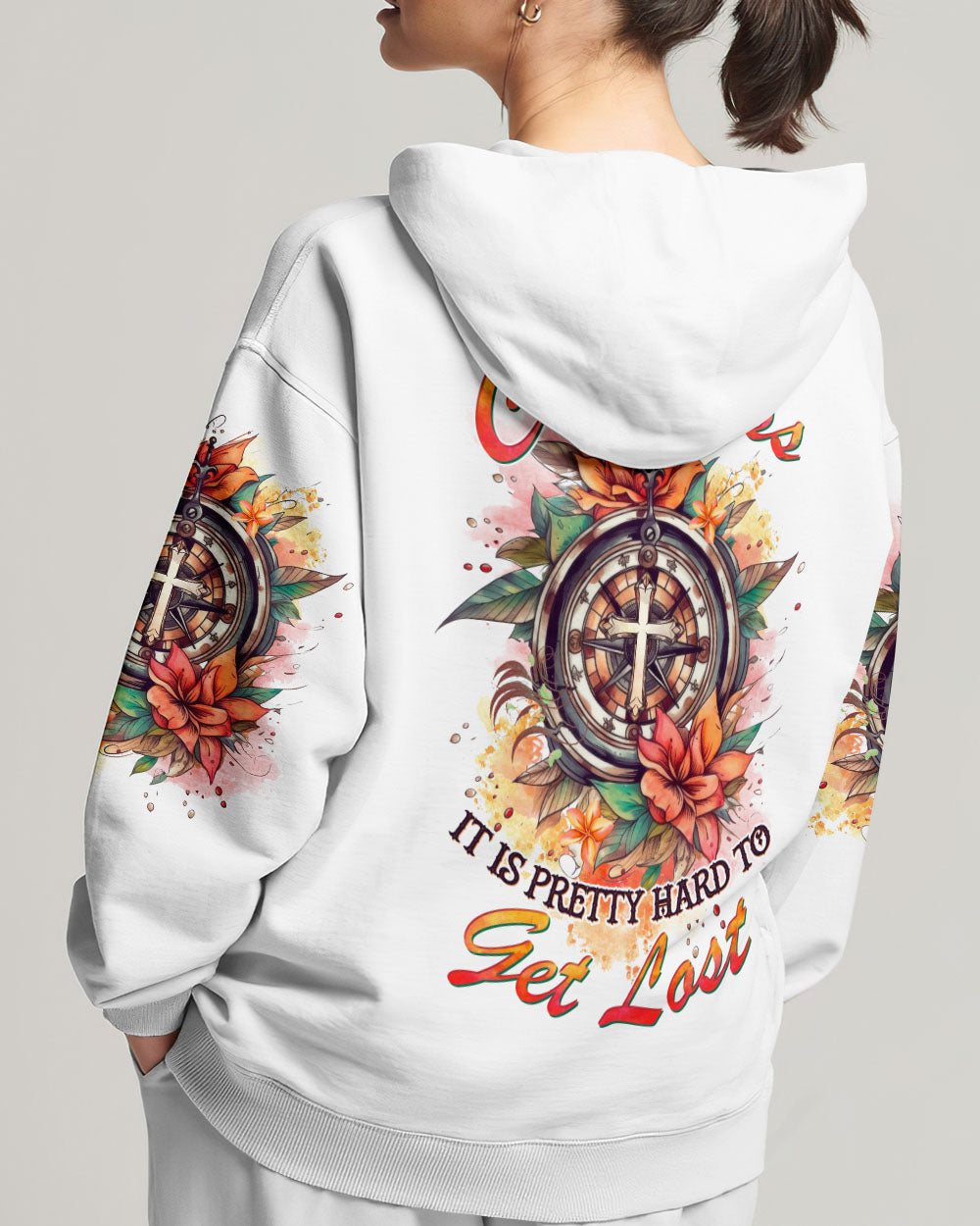 With God As Your Compass Women's All Over Print Shirt - Tltw1807235