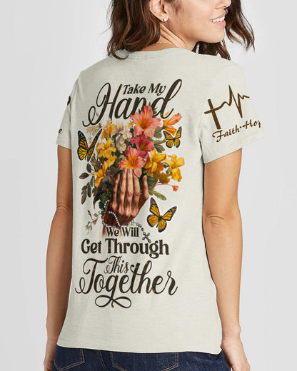 Take My Hand Women's All Over Print Shirt - Ty0607231