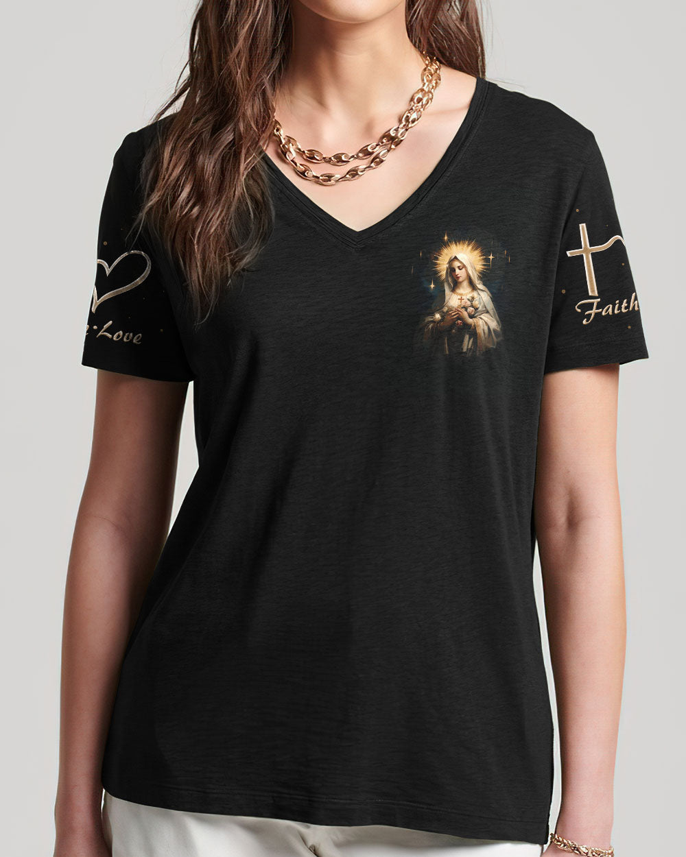 Mother Of God Pray For Us Women's All Over Print Shirt - Ty0607232