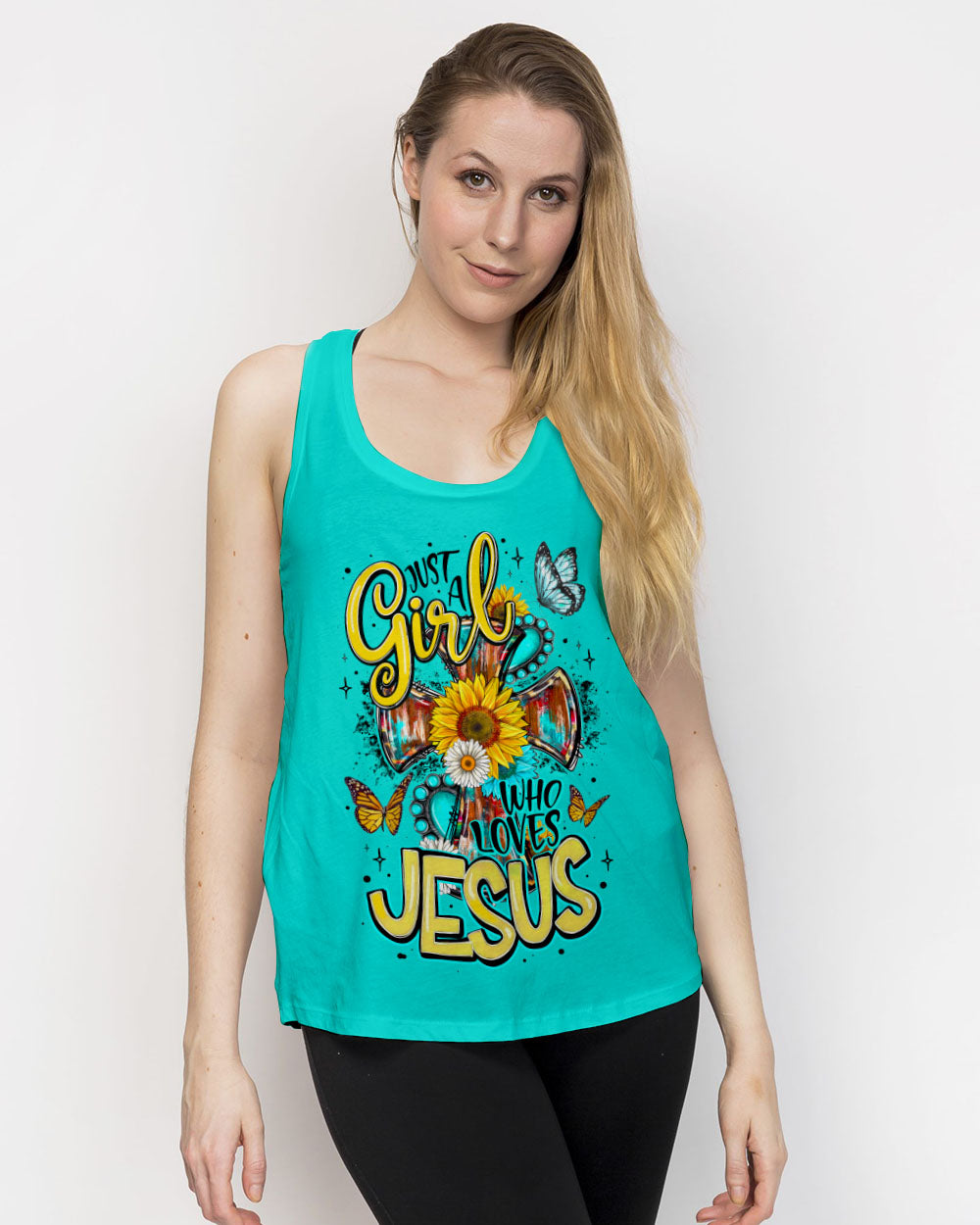 Just A Girl Who Loves Jesus Women's All Over Print Shirt - Ty0707231