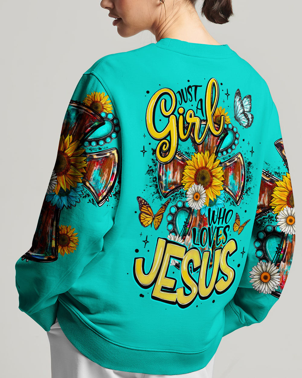 Just A Girl Who Loves Jesus Women's All Over Print Shirt - Ty0707231