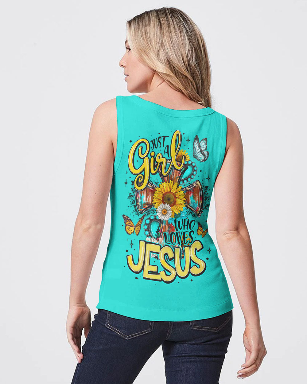 Just A Girl Who Loves Jesus Women's All Over Print Shirt - Ty0707231