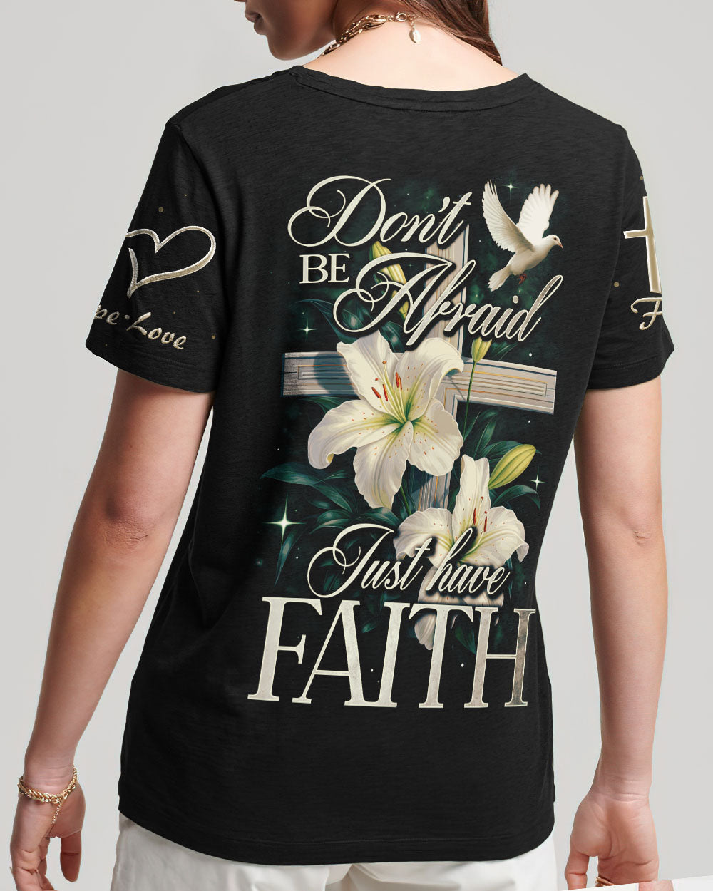 Just Have Faith Women's All Over Print Shirt - Ty0807231