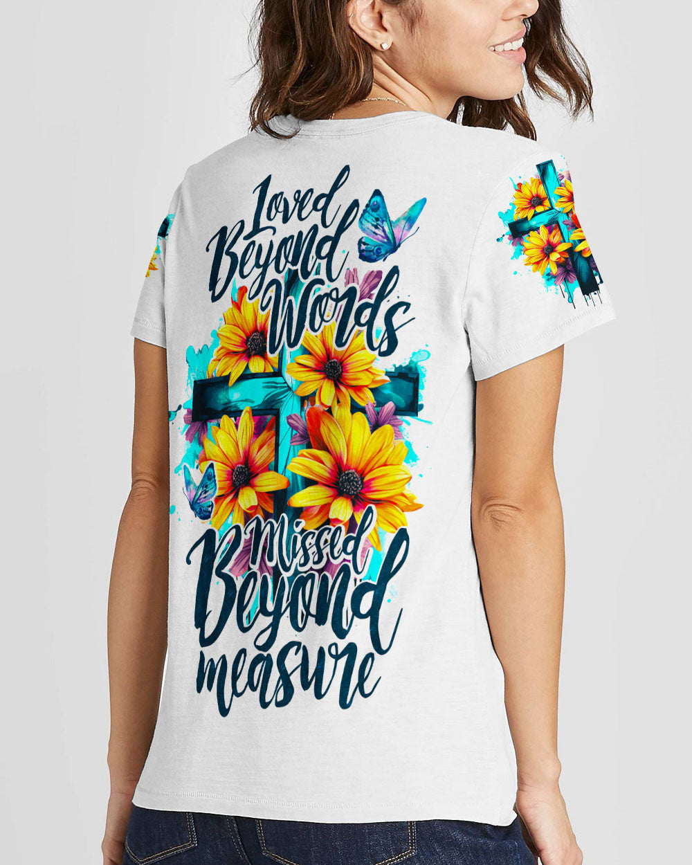 Loved Beyond Words Women's All Over Print Shirt - Ty2407232