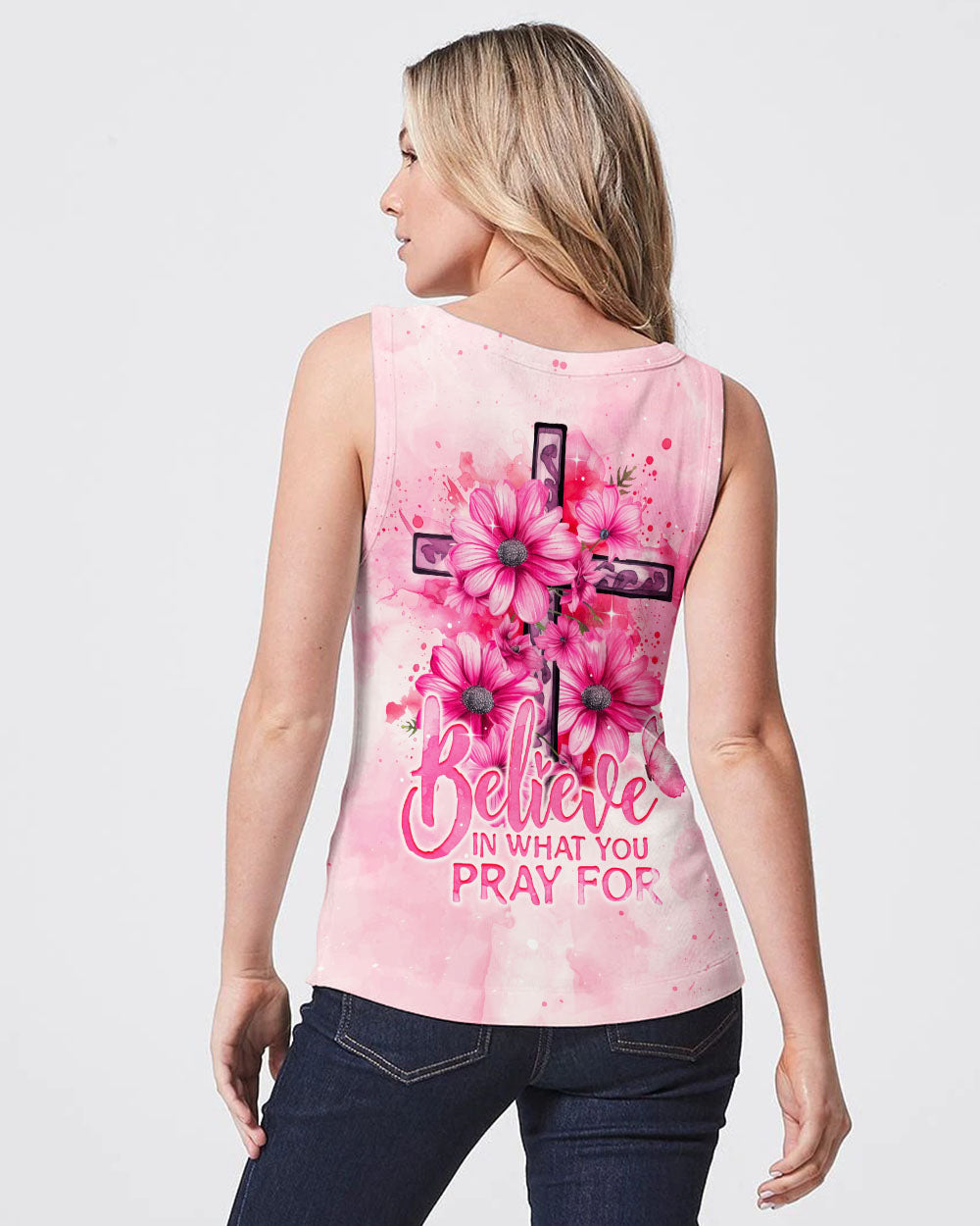 Believe In What You Pray Women's All Over Print Shirt - Ty2407233