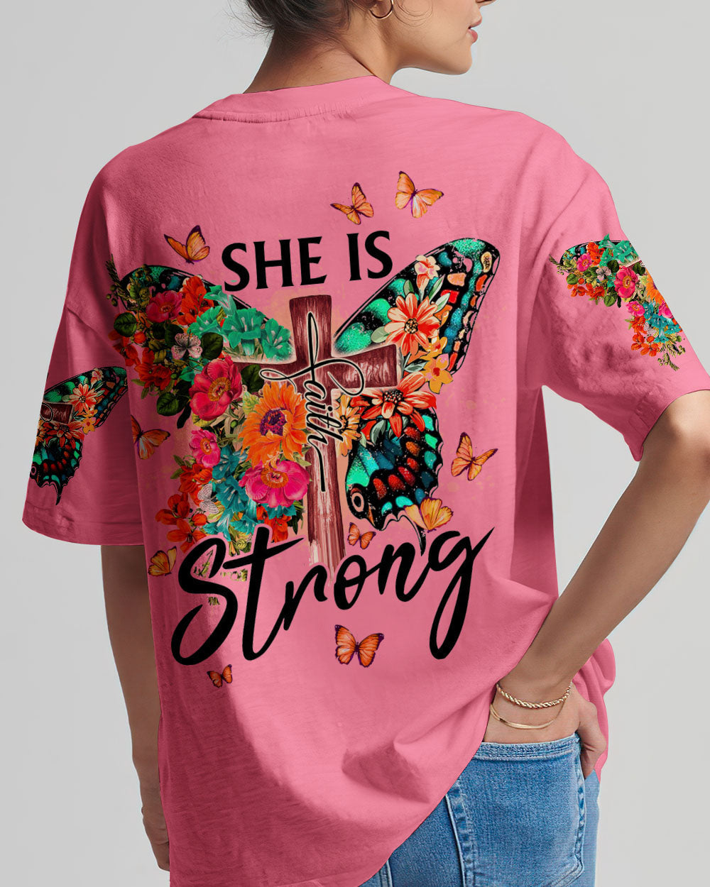 She Is Strong Women's All Over Print Shirt - Tytd0507233