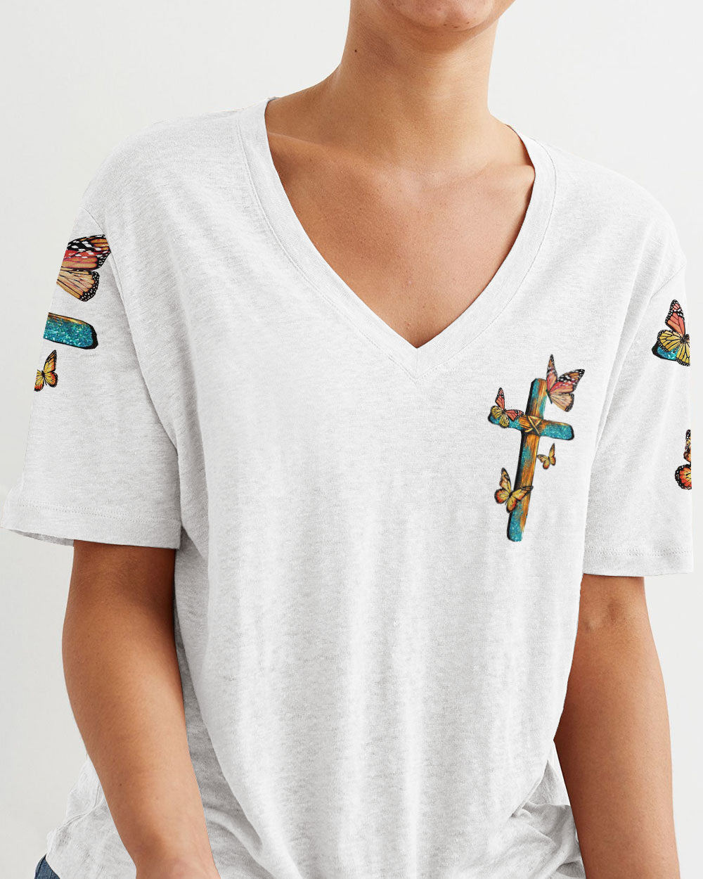 All My Faith in God Women's All Over Print Shirt - Tytd0707233