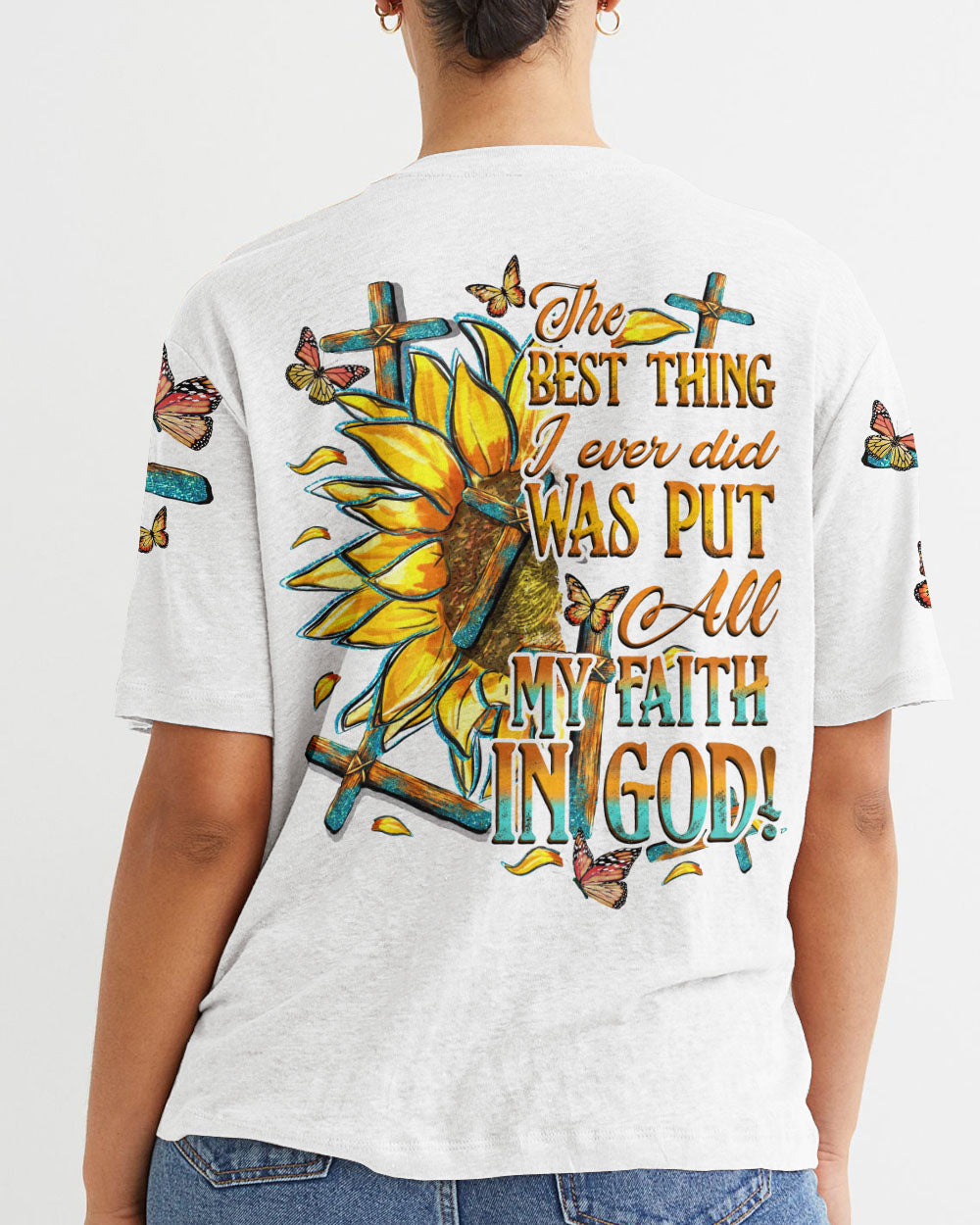 All My Faith in God Women's All Over Print Shirt - Tytd0707233