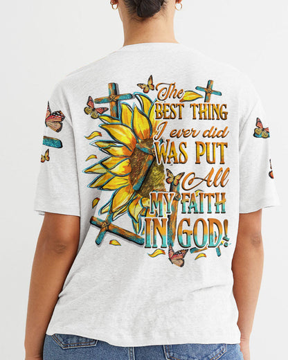 All My Faith in God Women's All Over Print Shirt - Tytd0707233