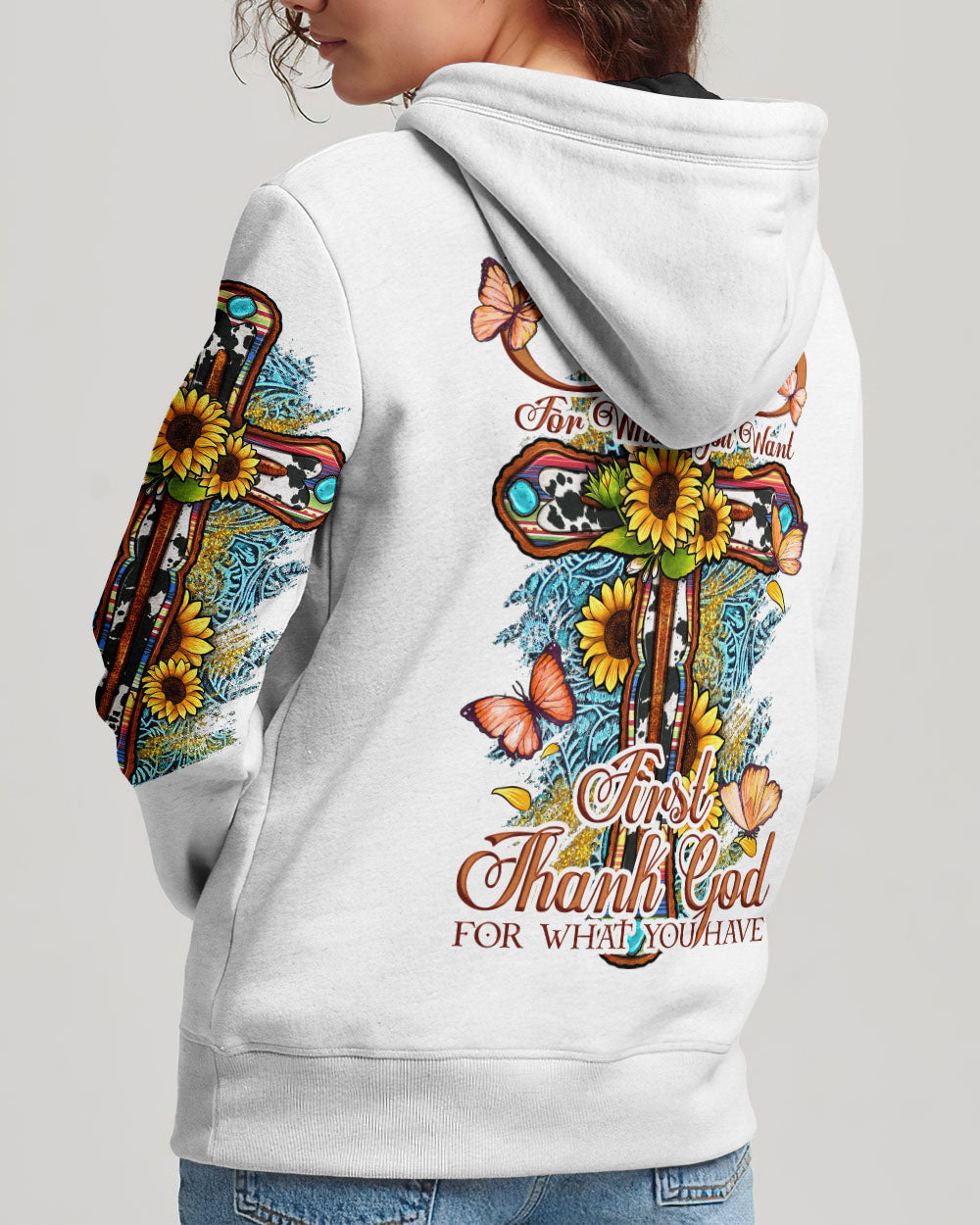 Thank God For What You Have Women's All Over Print Shirt - Tytd0807231