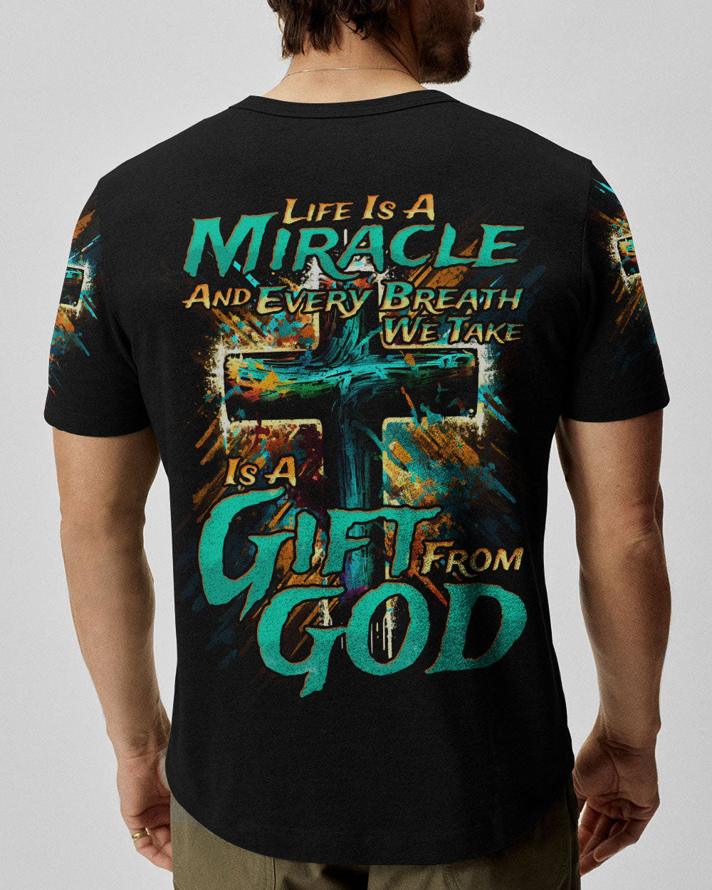 Life Is A Miracle Men's All Over Print Shirt - Tytd1007232