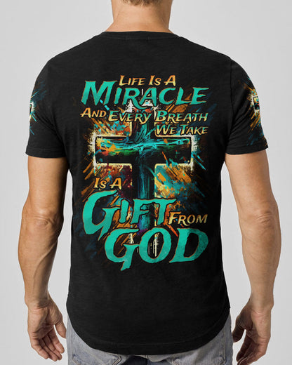 Life Is A Miracle Men's All Over Print Shirt - Tytd1007232