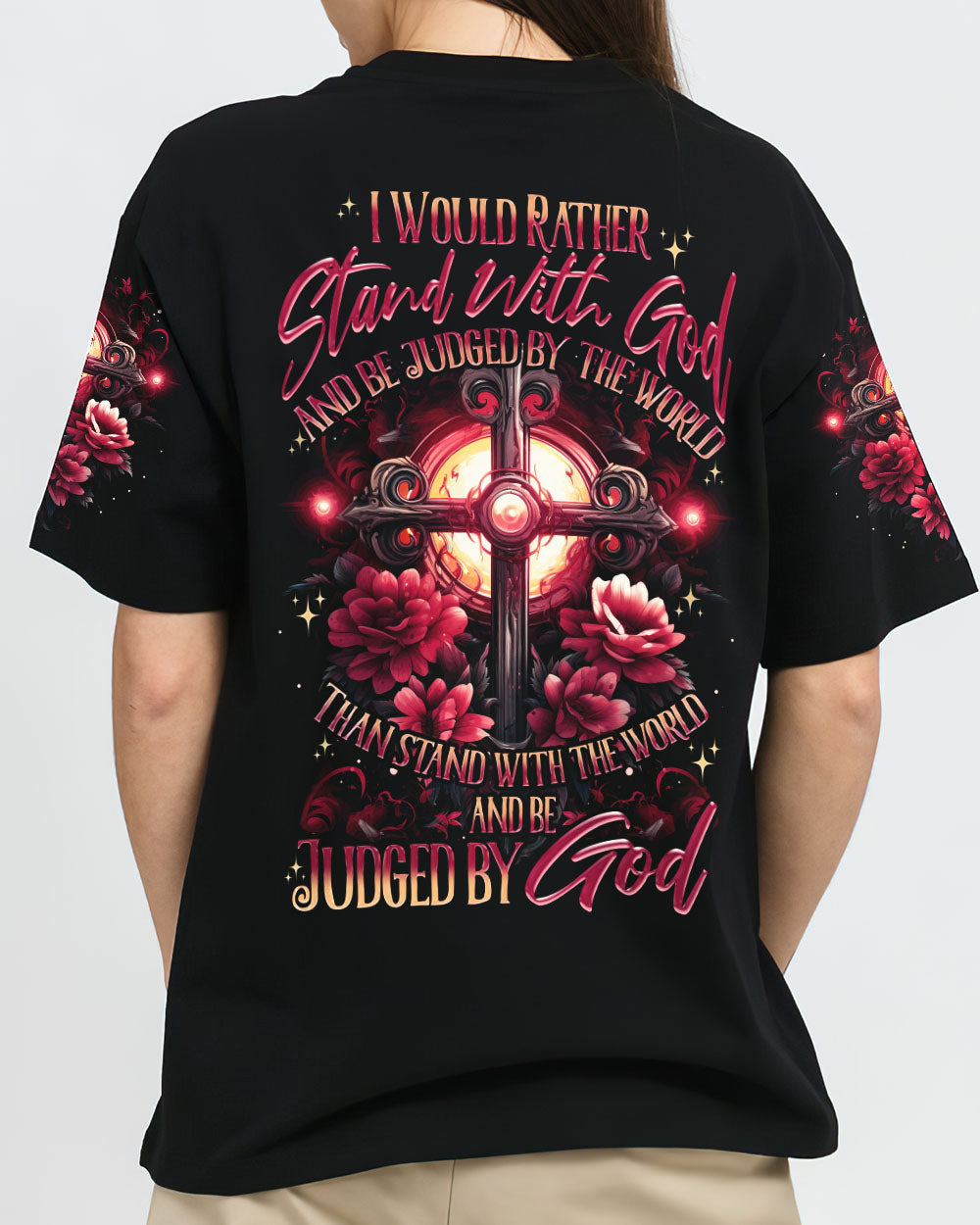 I Would Rather Stand With God Women's All Over Print Shirt - Tytd1907231