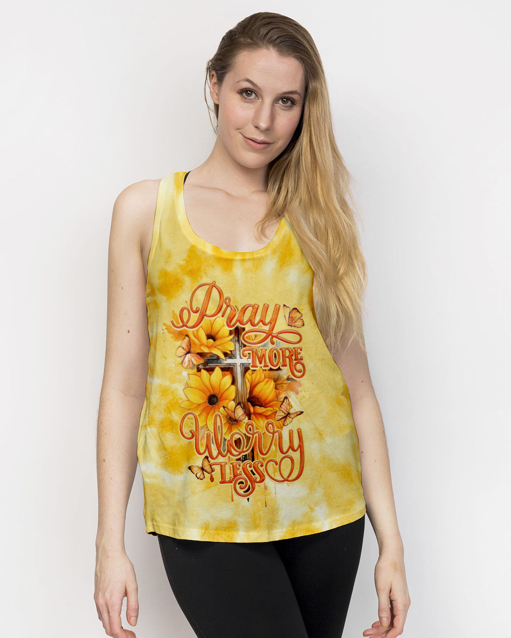 Pray More Worry Less Women's All Over Print Shirt - Tytd2207232