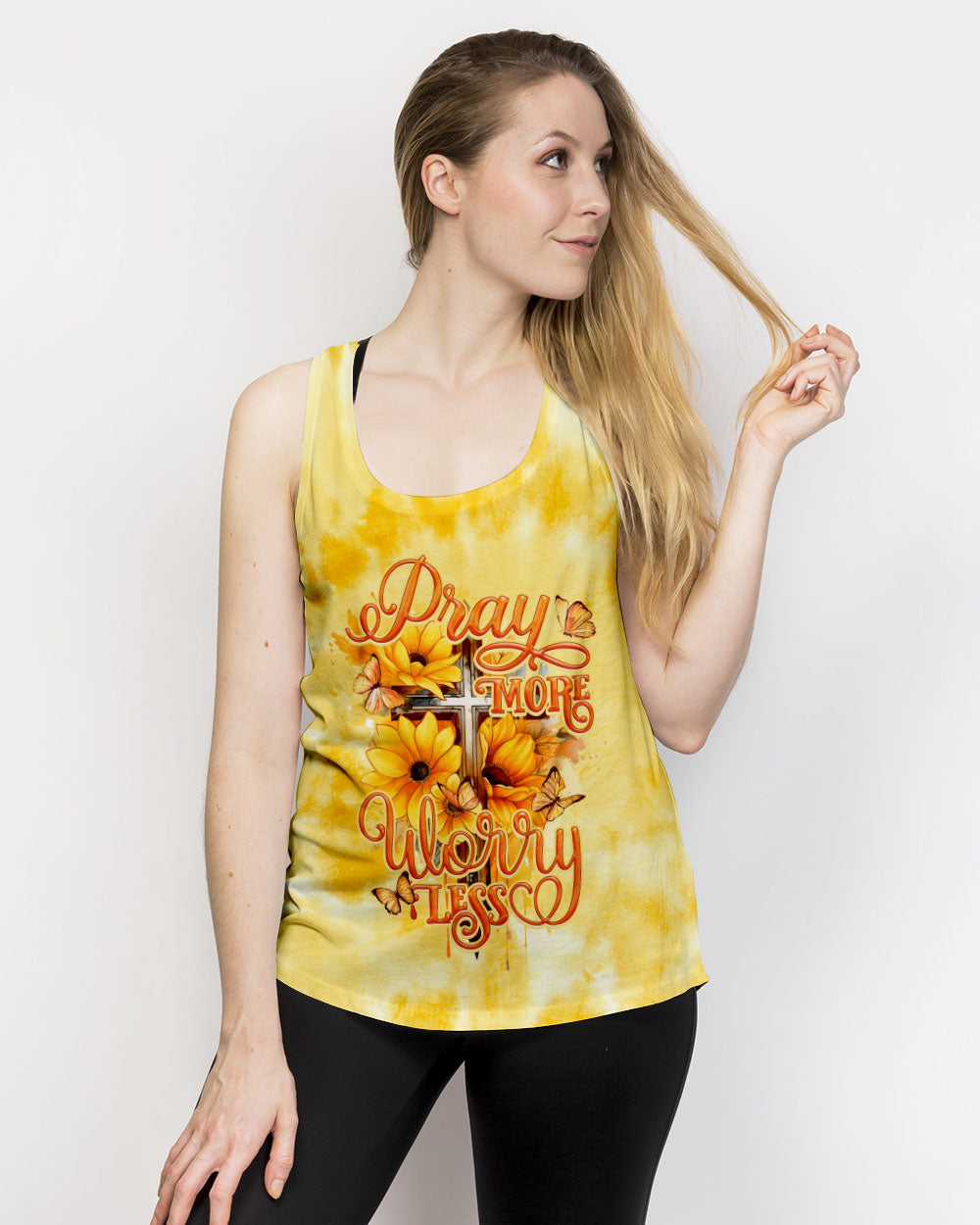 Pray More Worry Less Women's All Over Print Shirt - Tytd2207232