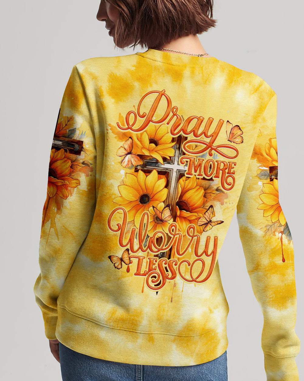 Pray More Worry Less Women's All Over Print Shirt - Tytd2207232