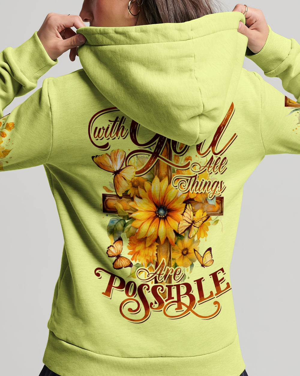 With God All Things Are Possible Women's All Over Print Shirt - Tytd2407232