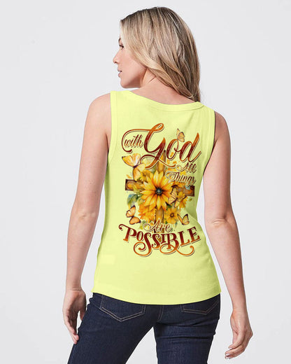 With God All Things Are Possible Women's All Over Print Shirt - Tytd2407232