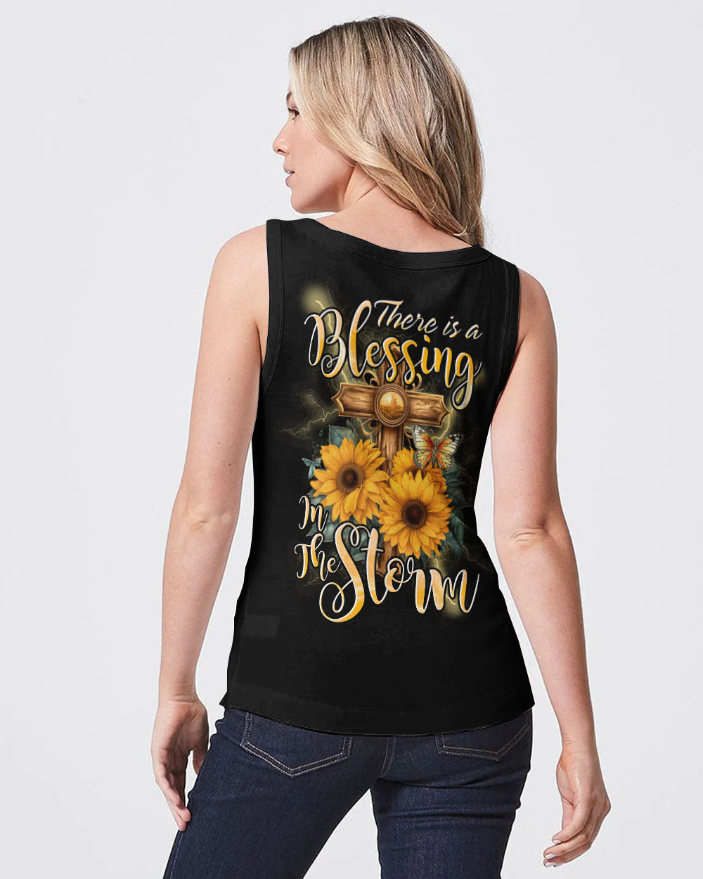 Blessing in The Storm Women's All Over Print Shirt - Tytd2407234